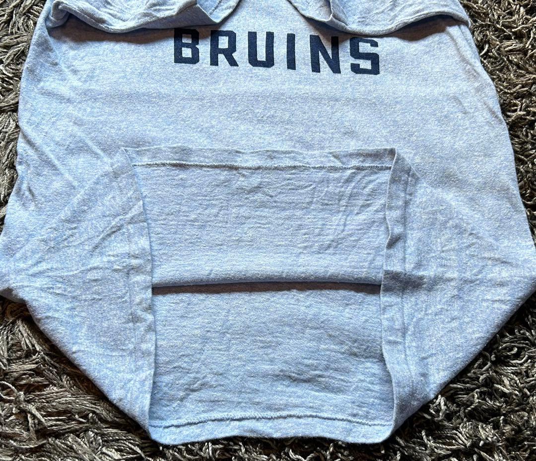 80sチャンピオントリコタグTシャツLアメリカ製 染み込みUCLA