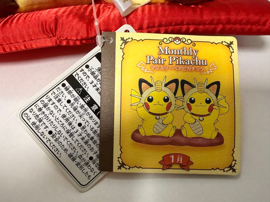 2017年1月 マンスリーピカチュウ タグ付き美品