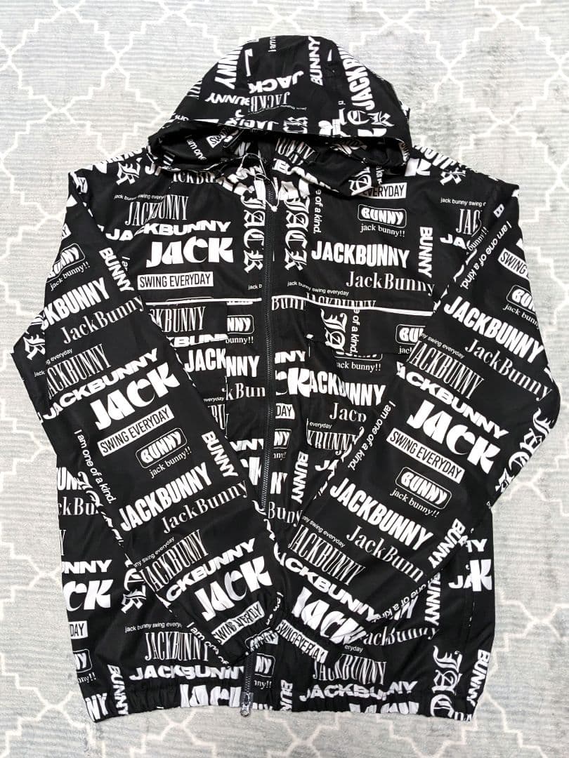 パーリーゲイツ/ジャックバニー　マルチロゴ柄　セットアップ　size　上6 下5