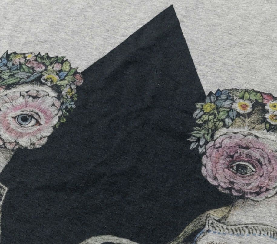 新品未使用　ヒグチユウコ　グレー 半袖Tシャツ デザイン　Tシャツ