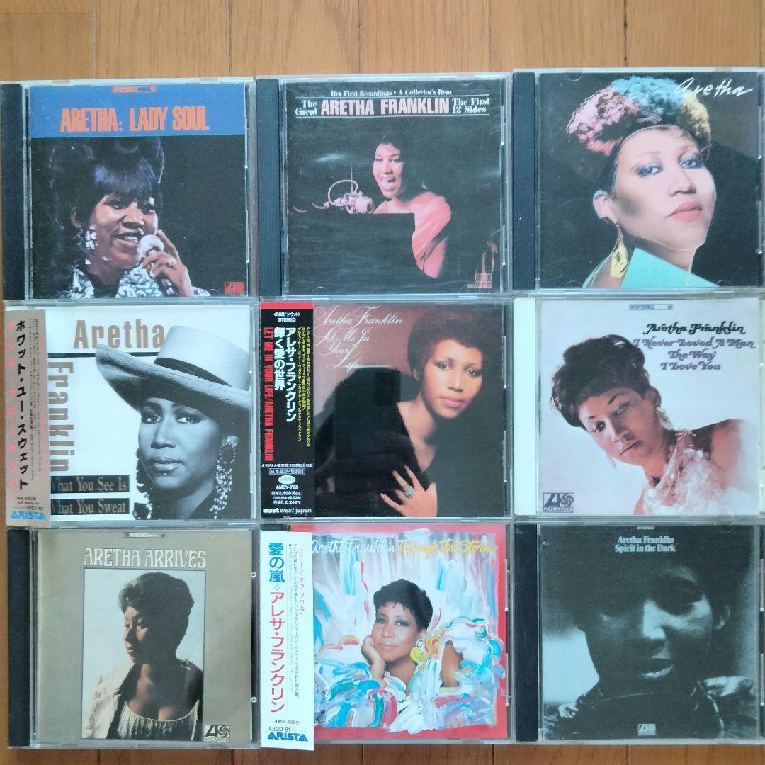 ARETHA FRANKLIN アレサ・フランクリンCD アルバム10枚まとめ売