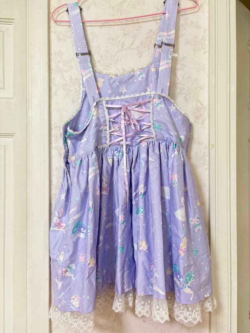 Angelic Pretty ラベンダー サロペット