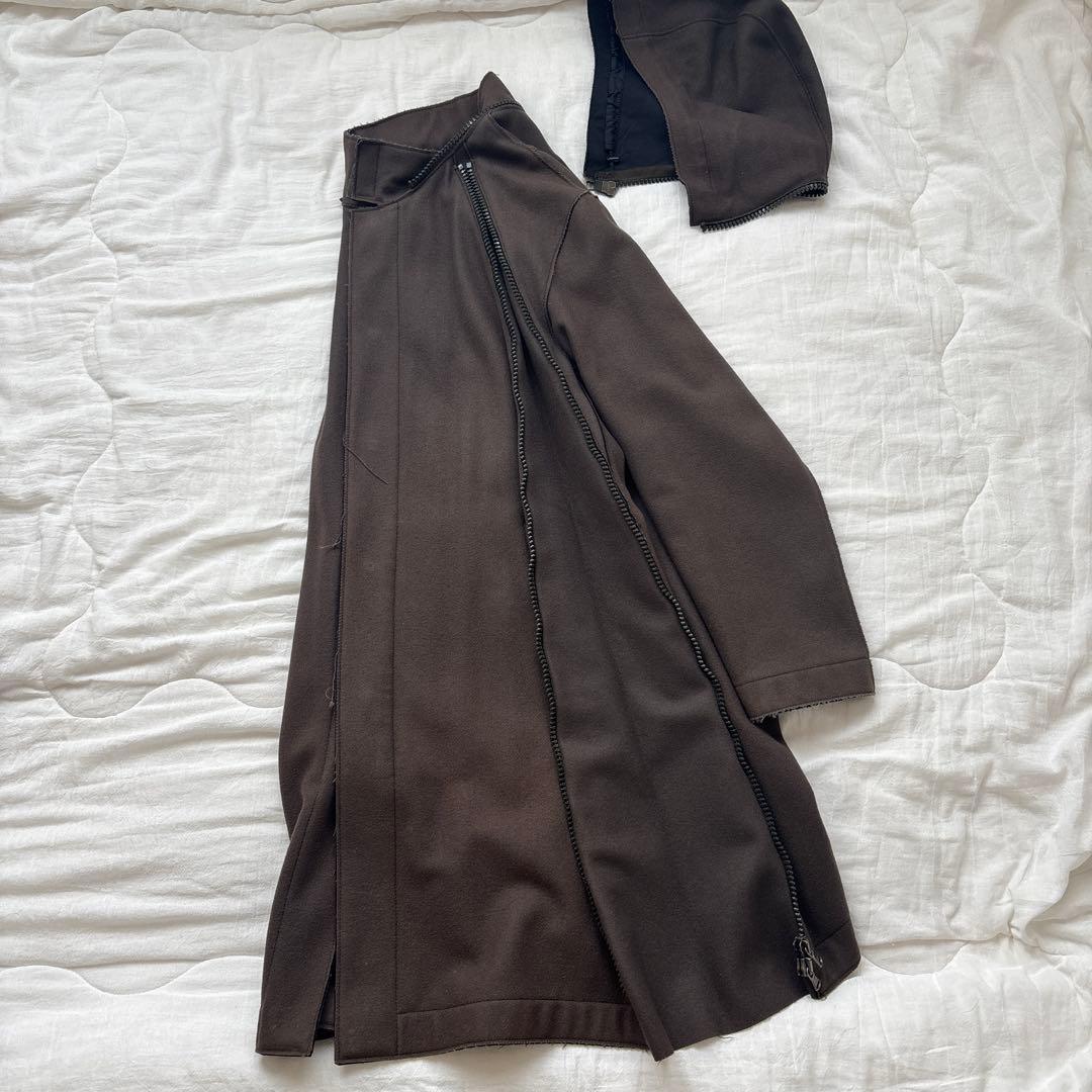 名作　90s emporio armani 変形ロングコート