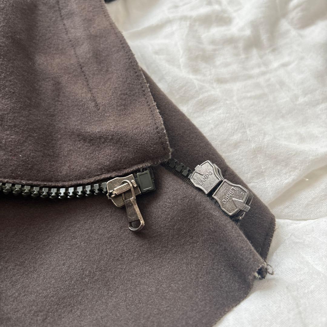 名作　90s emporio armani 変形ロングコート