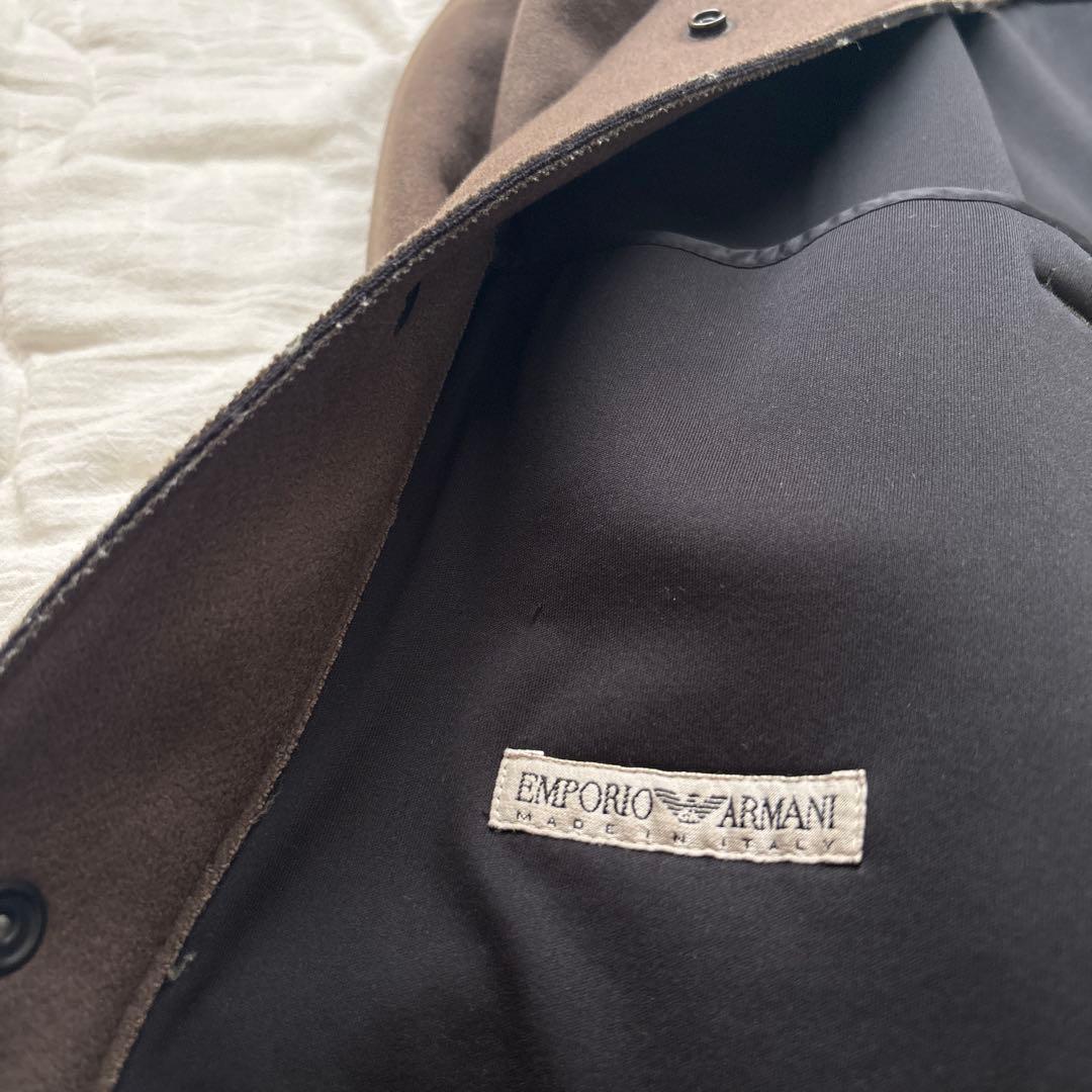名作　90s emporio armani 変形ロングコート