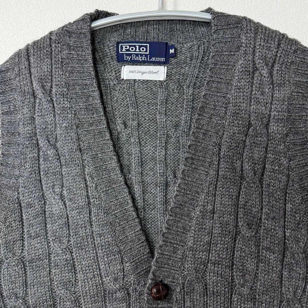 POLO RalphLauren ラルフローレン ウール ケーブルニット ベスト