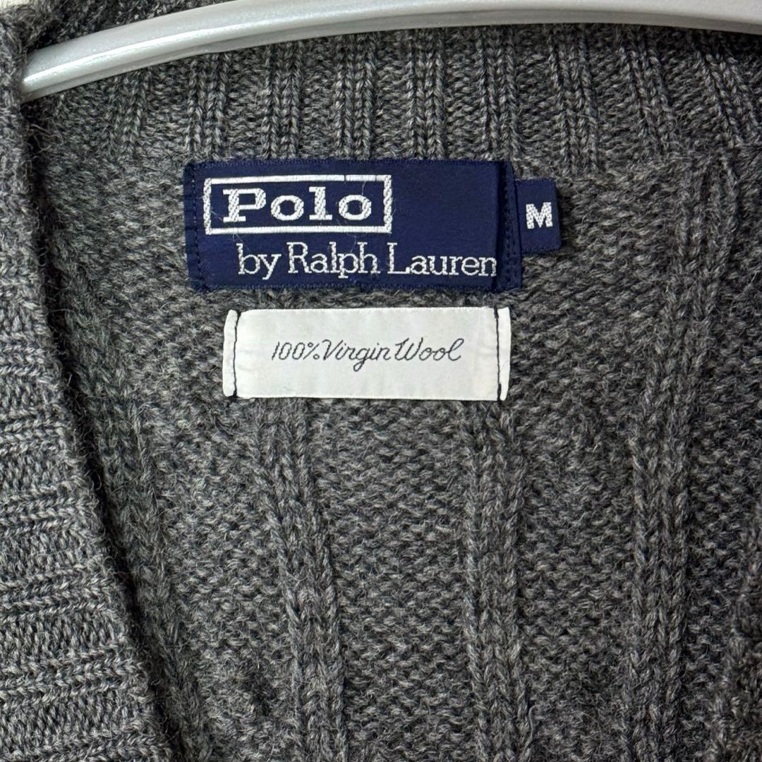 POLO RalphLauren ラルフローレン ウール ケーブルニット ベスト