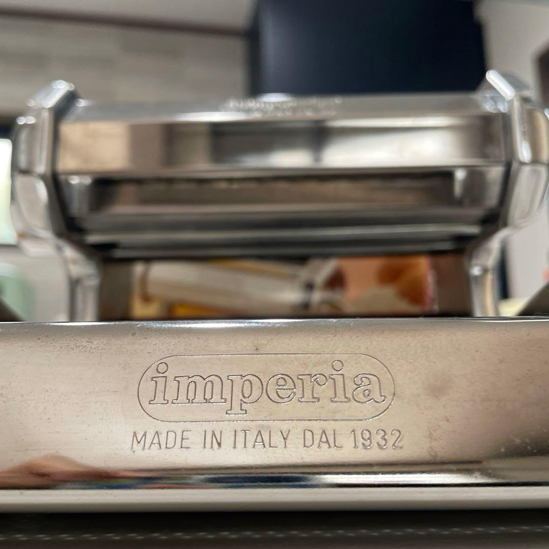 imperia パスタマシン 手動式 ステンレス製
