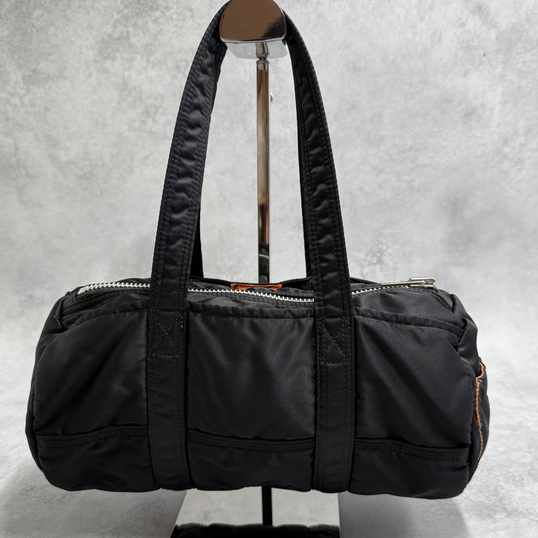 PORTER ポーター タンカー S ミニボストンバッグ ドラム型 黒