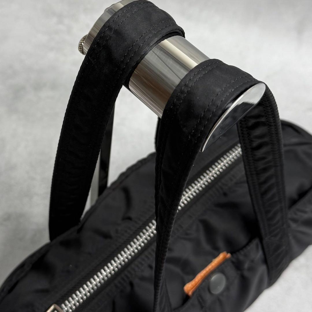 PORTER ポーター タンカー S ミニボストンバッグ ドラム型 黒