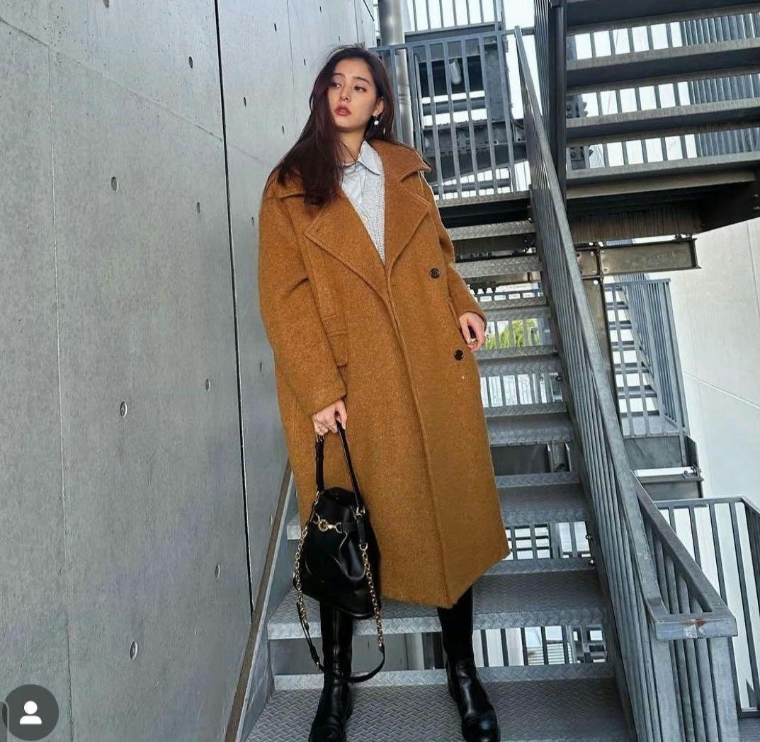 ★CLANE★ SHORT SHAGGY COCOON OVER COAT　2