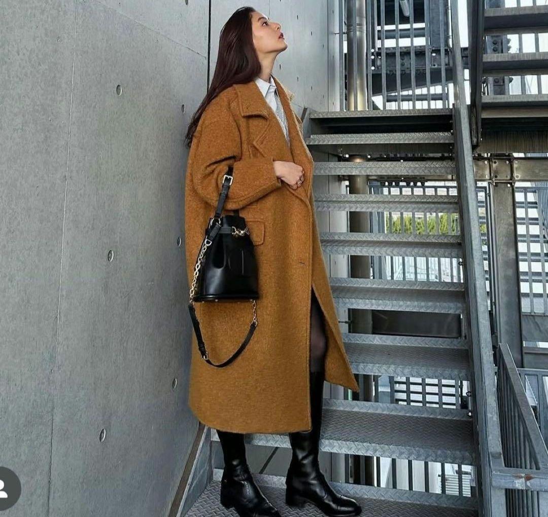 ★CLANE★ SHORT SHAGGY COCOON OVER COAT　2