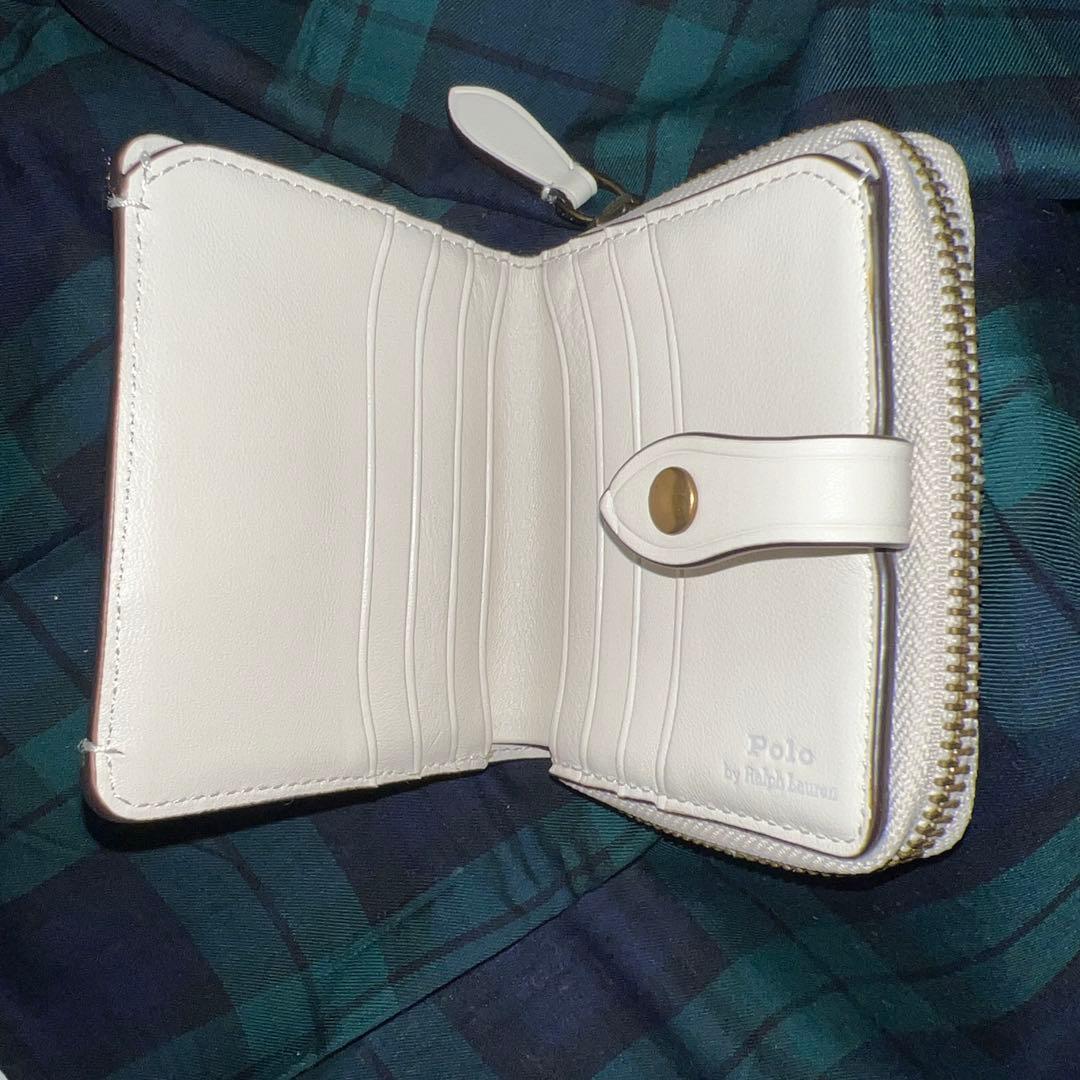 ポロベアPolo by Ralph Lauren 折り財布 ホワイト