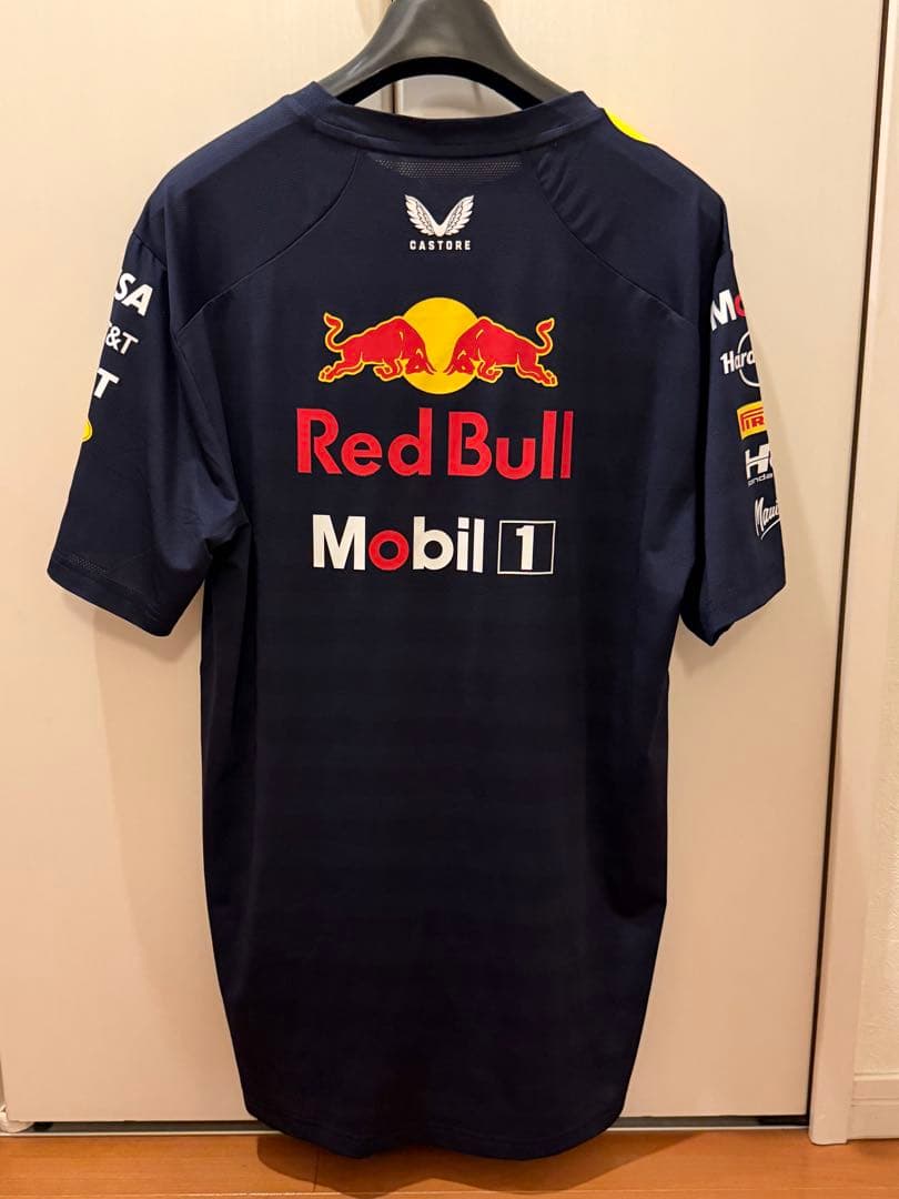 正規 レッドブル レーシング レプリカ Tシャツ 2025 ネイビー Mサイズ