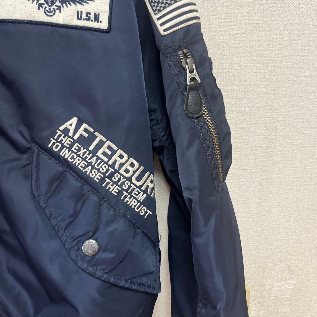 AVIREX TOMCAT フライトジャケット トムキャットワッペン MA-1
