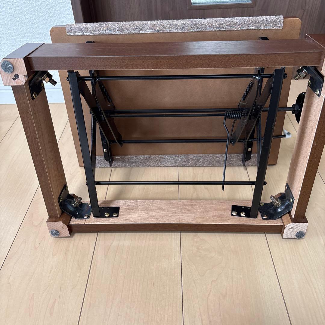ピアノ用足台ブラウン