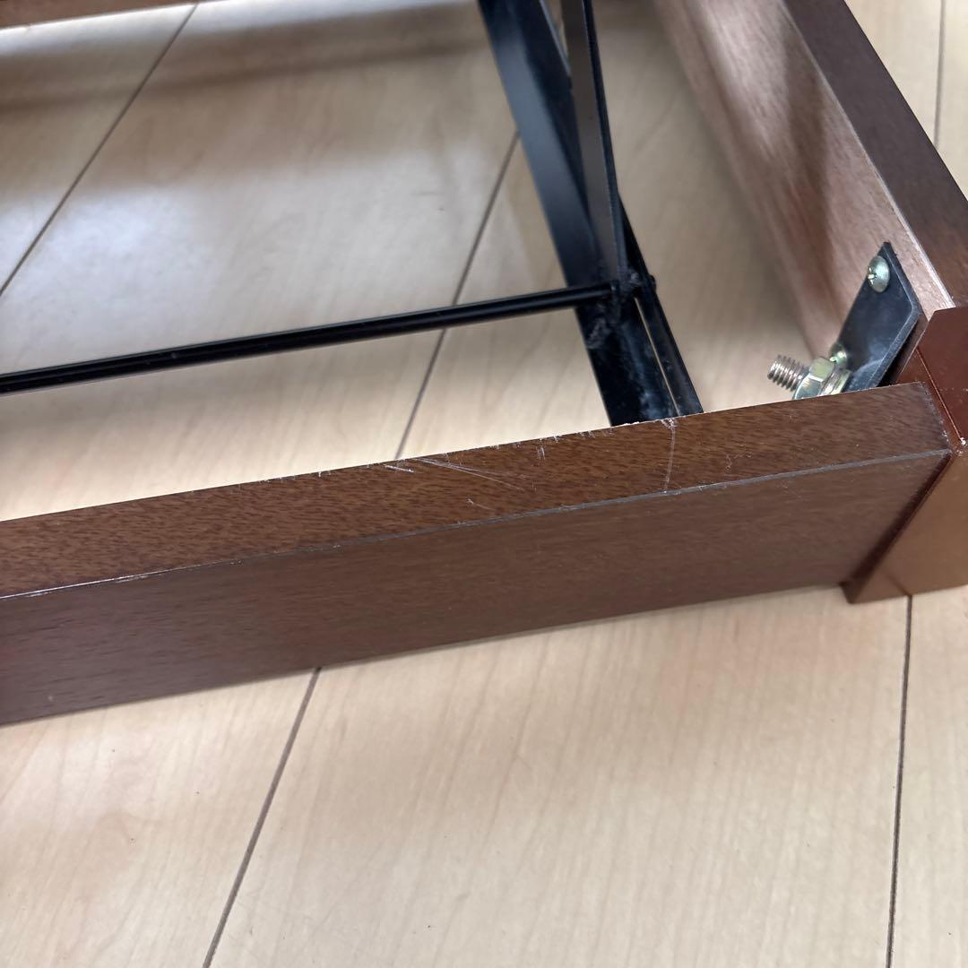 ピアノ用足台ブラウン