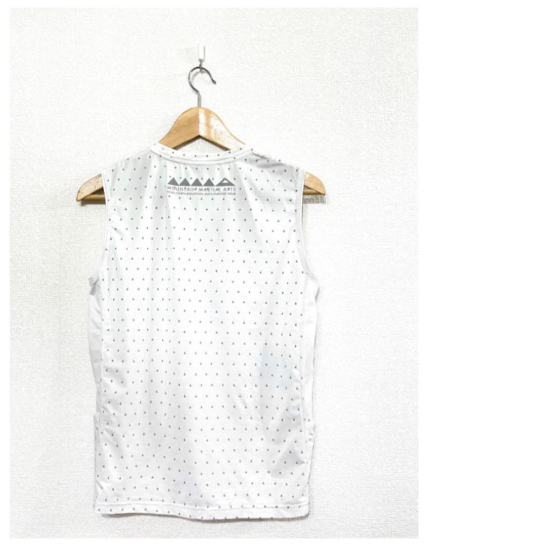 MMA☆ドット柄ノースリーブTシャツ☆XSサイズ☆美品