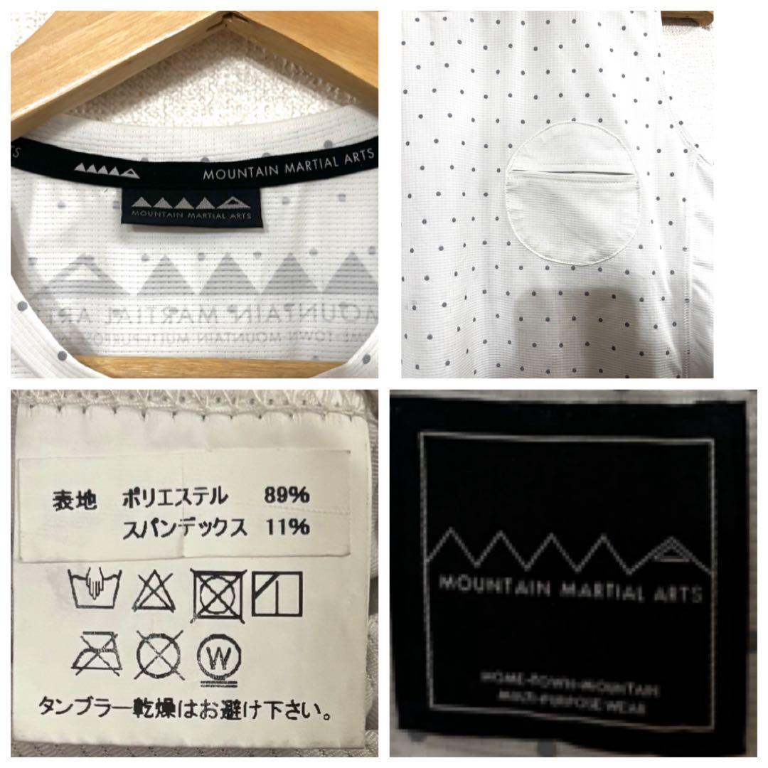 MMA☆ドット柄ノースリーブTシャツ☆XSサイズ☆美品