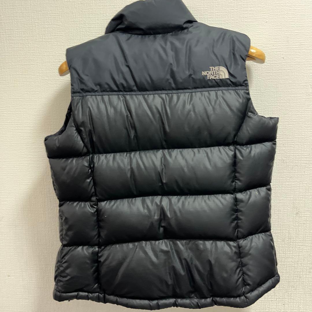 ノースフェイス　ブラック ベスト 700フィル　レディース　防寒　Mサイズ