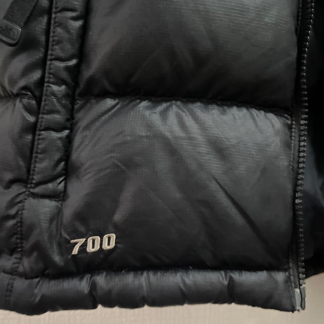 ノースフェイス　ブラック ベスト 700フィル　レディース　防寒　Mサイズ