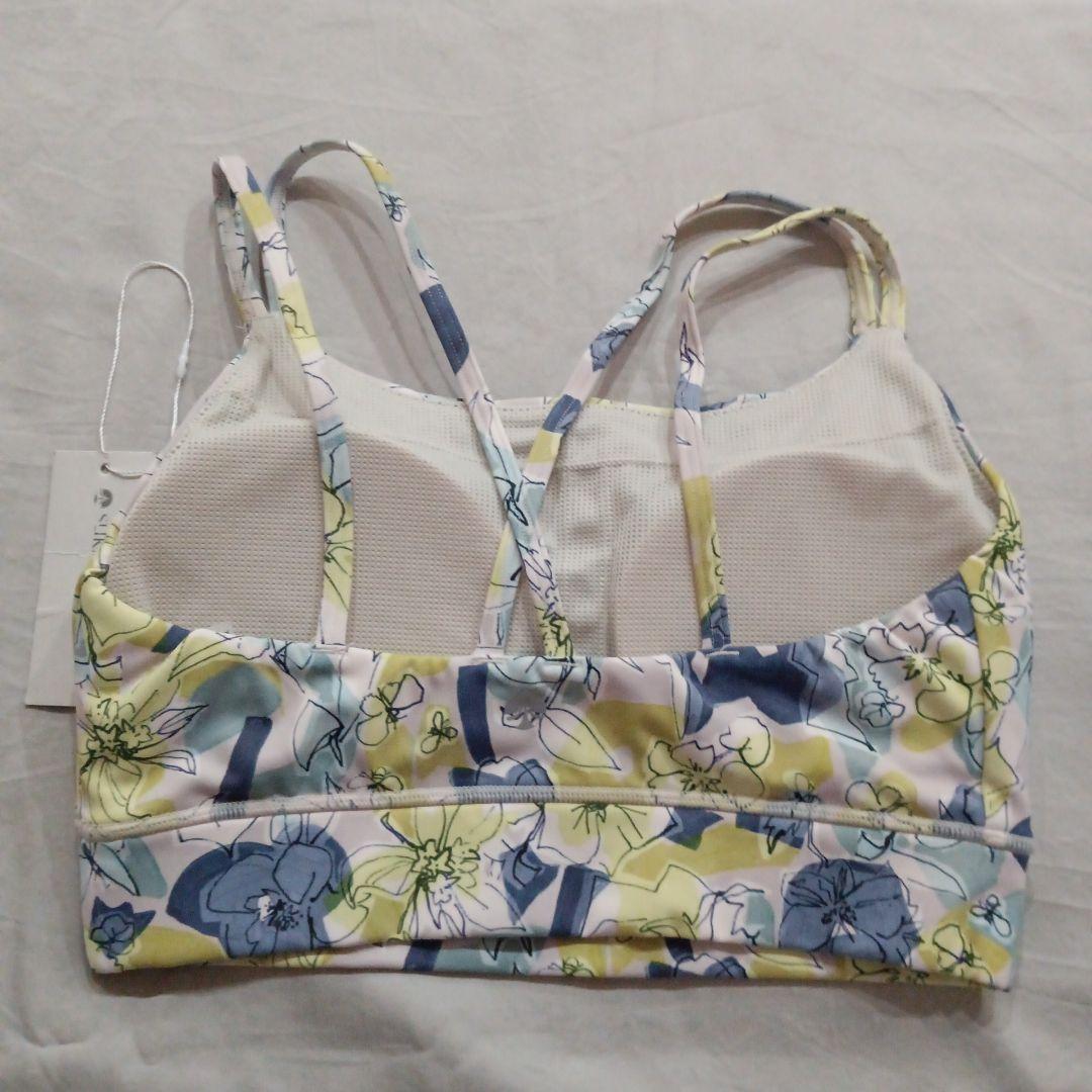 新品花柄ストラップ付きブラトップ