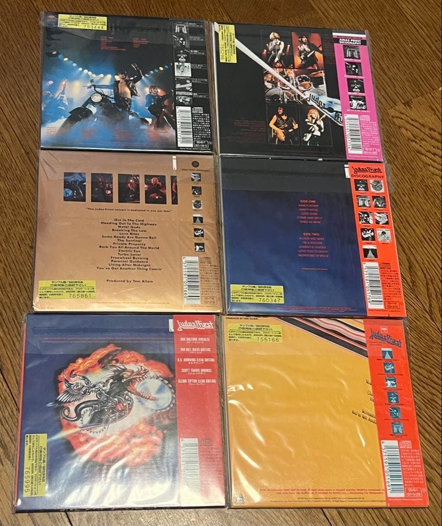 Judas Priest 紙ジャケ 6枚セット完全生産限定 サンプル盤 帯付