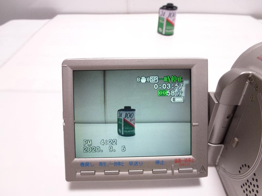 希少　大人気　動作品　キャノンビデオカメラ　ＤＭ-ＦＶ2　Mini DV