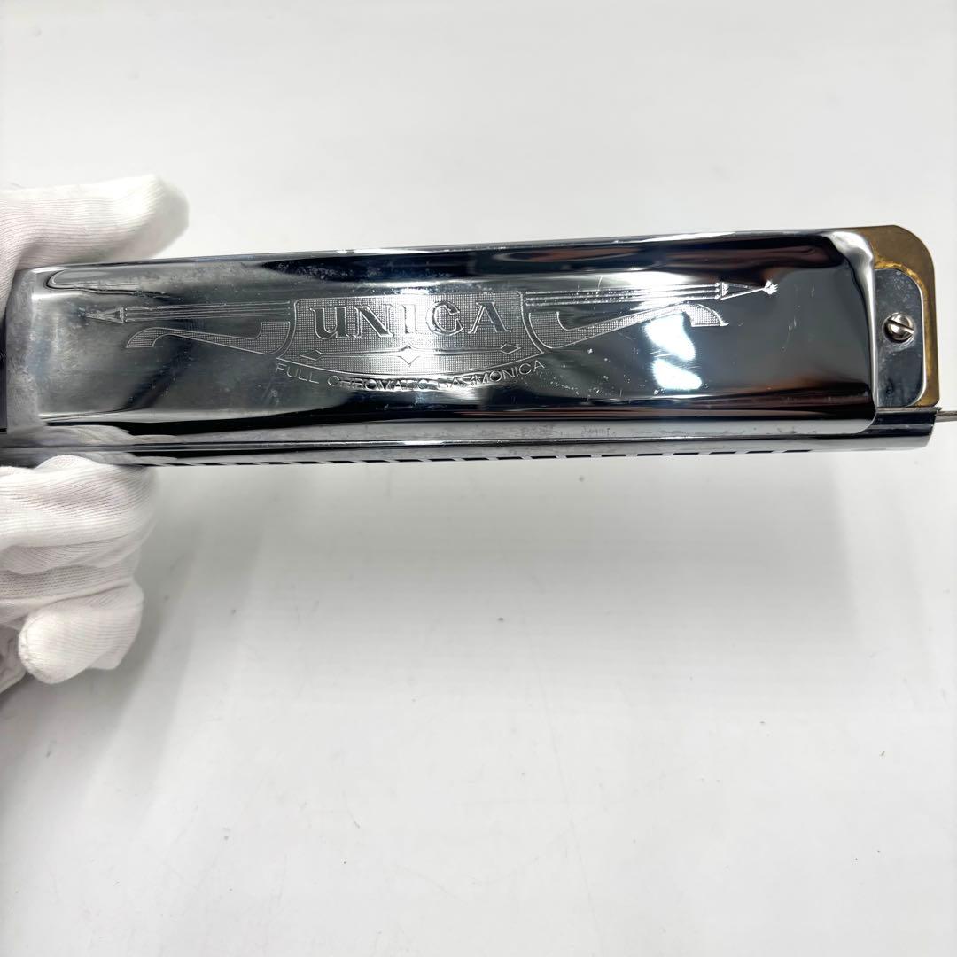 TOMBO UNICA クロマチックハーモニカ 17.8cm 箱付 トンボ
