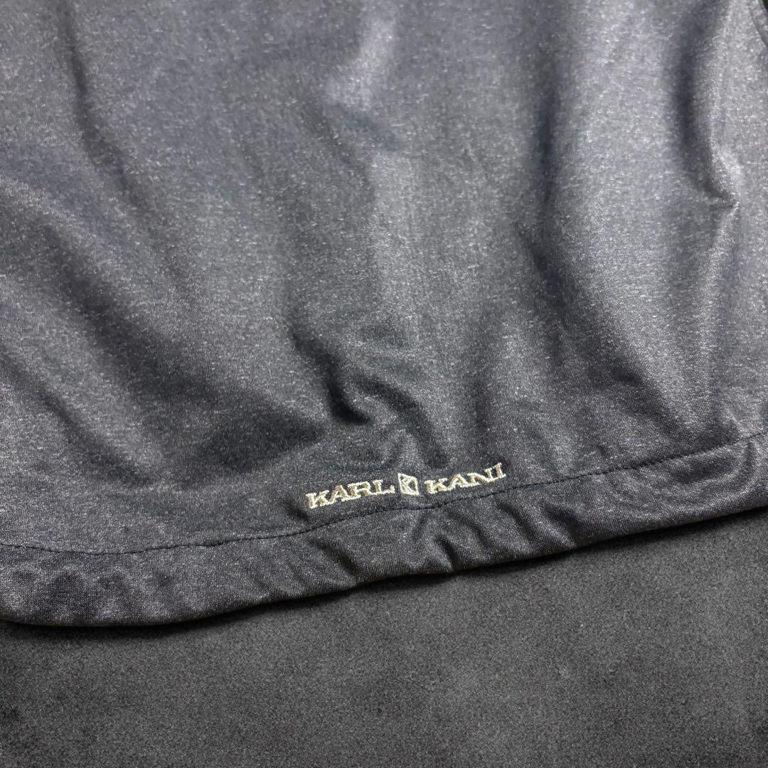 【O83】Karl Kani GOLFフードジャケット刺繍XXLブラック