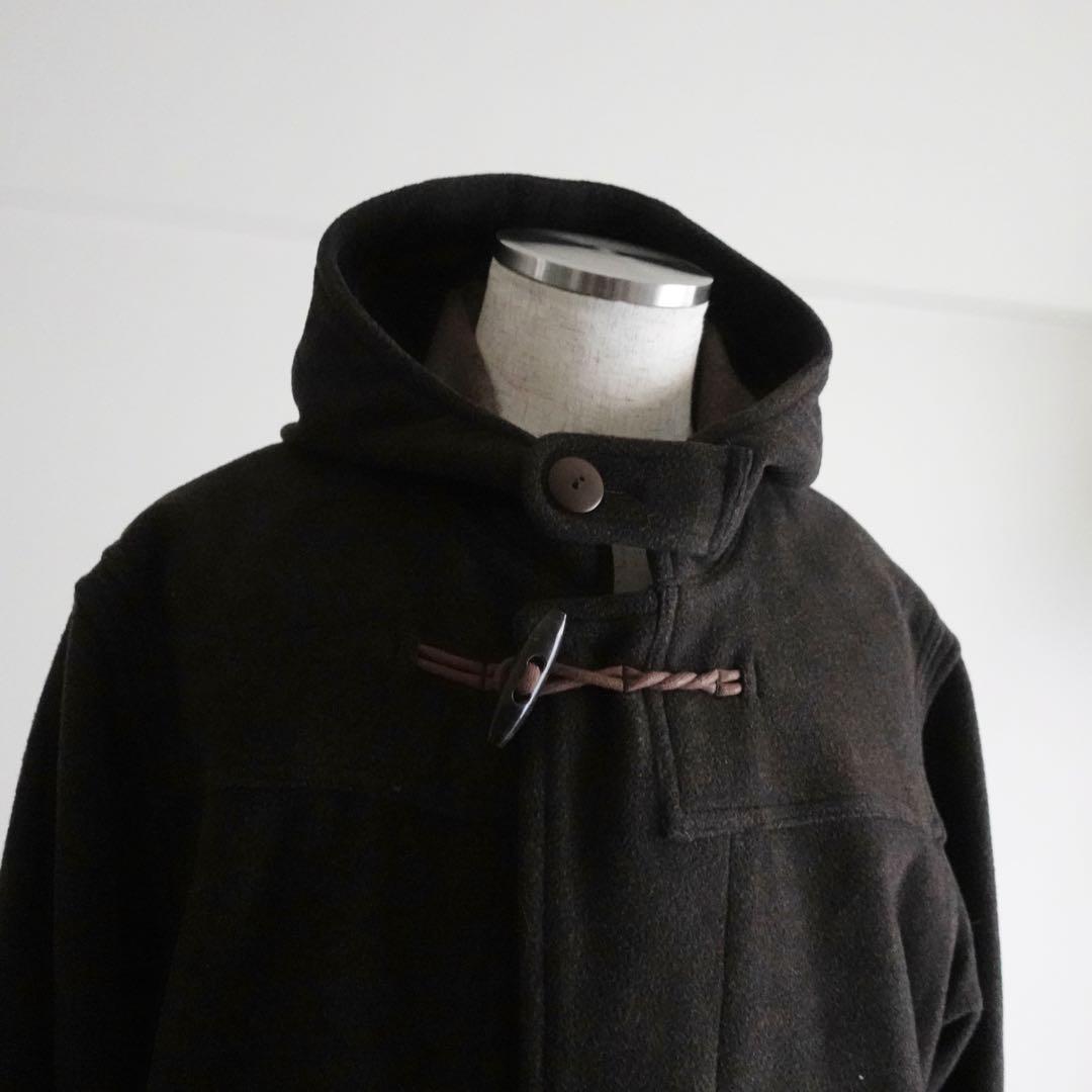 1990s DEZERT ウールメルトン　ダッフルコート　ブラウン　M