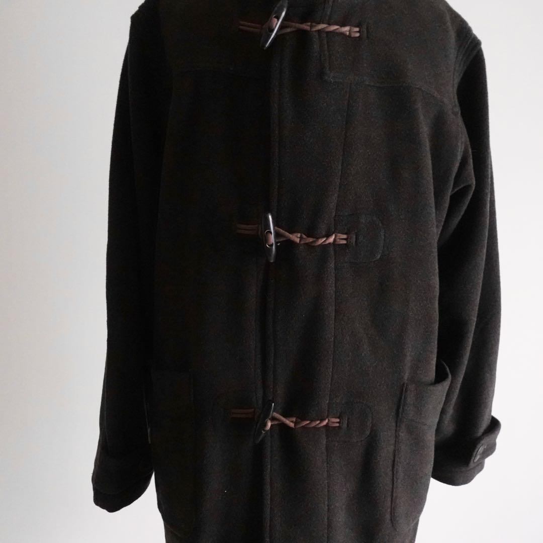 1990s DEZERT ウールメルトン　ダッフルコート　ブラウン　M