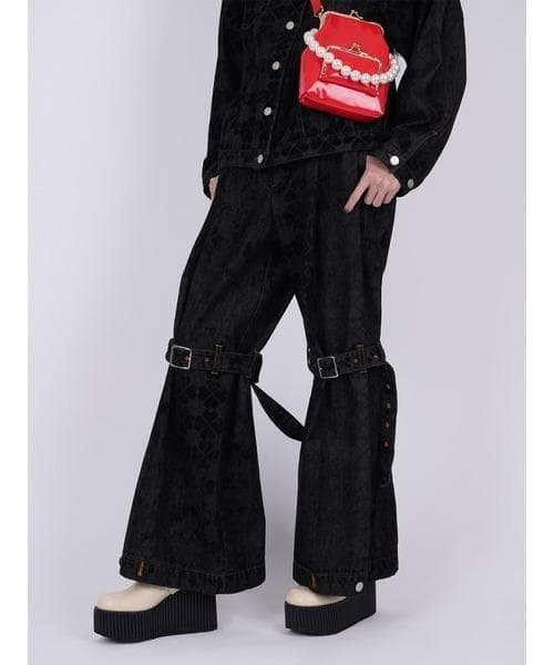 【新品未使用】パメオポーズ / Denim Baggy Trousers