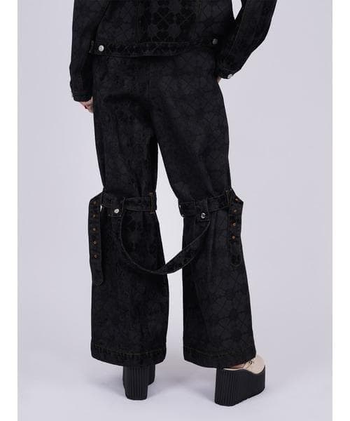 【新品未使用】パメオポーズ / Denim Baggy Trousers