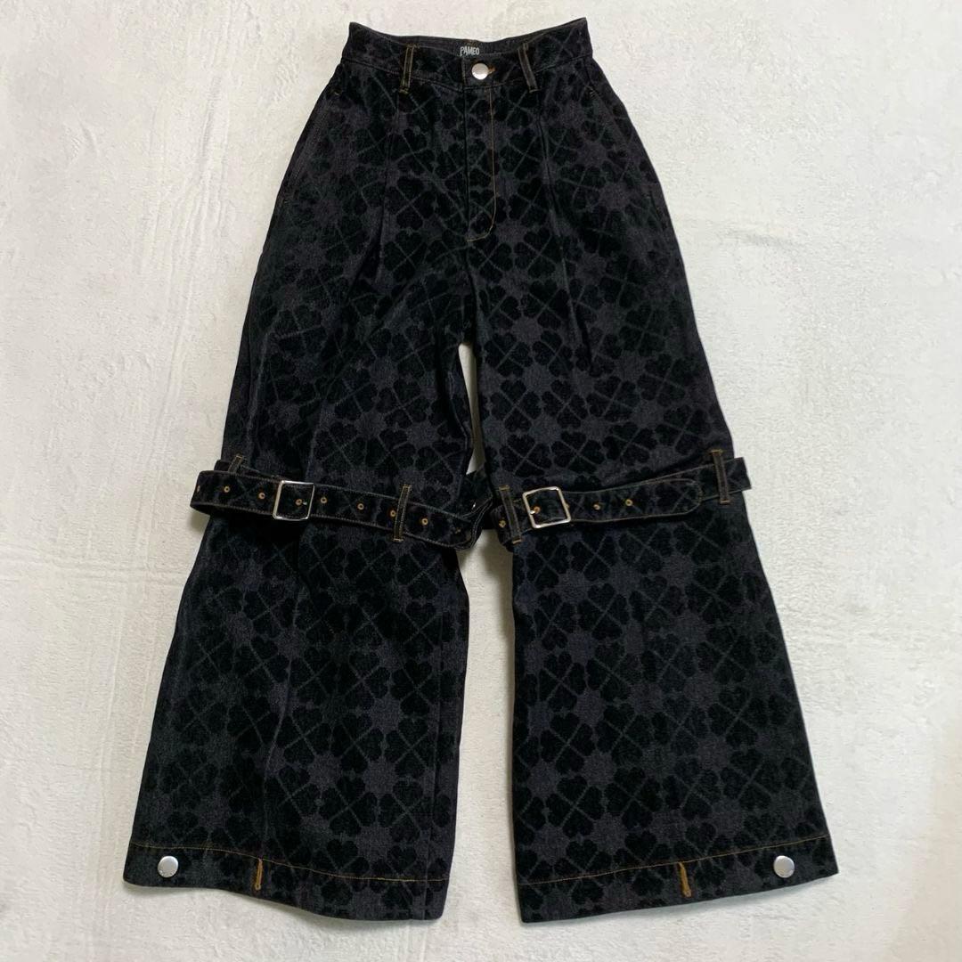 【新品未使用】パメオポーズ / Denim Baggy Trousers
