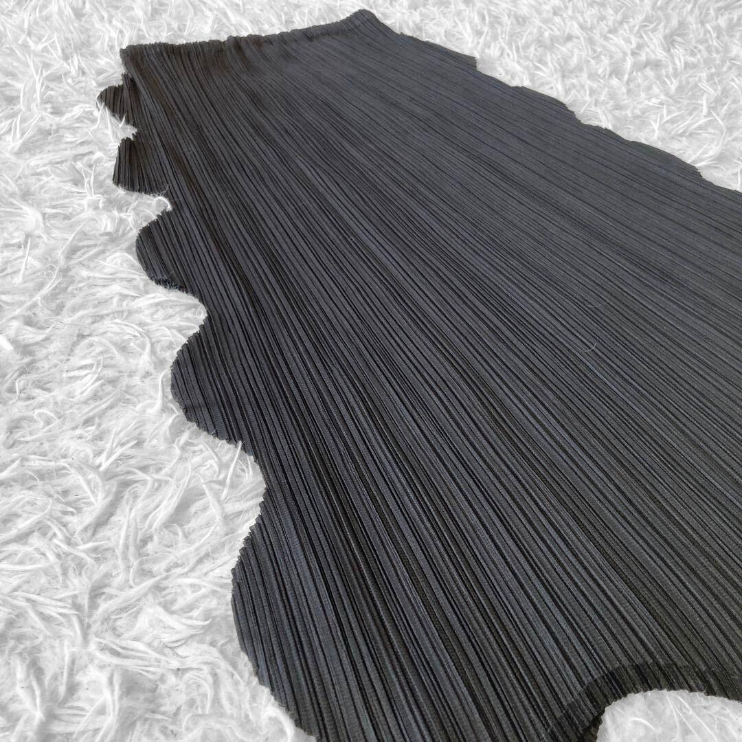 kandac様 PLEATS PLEASE スカラップ スカート 黒 L