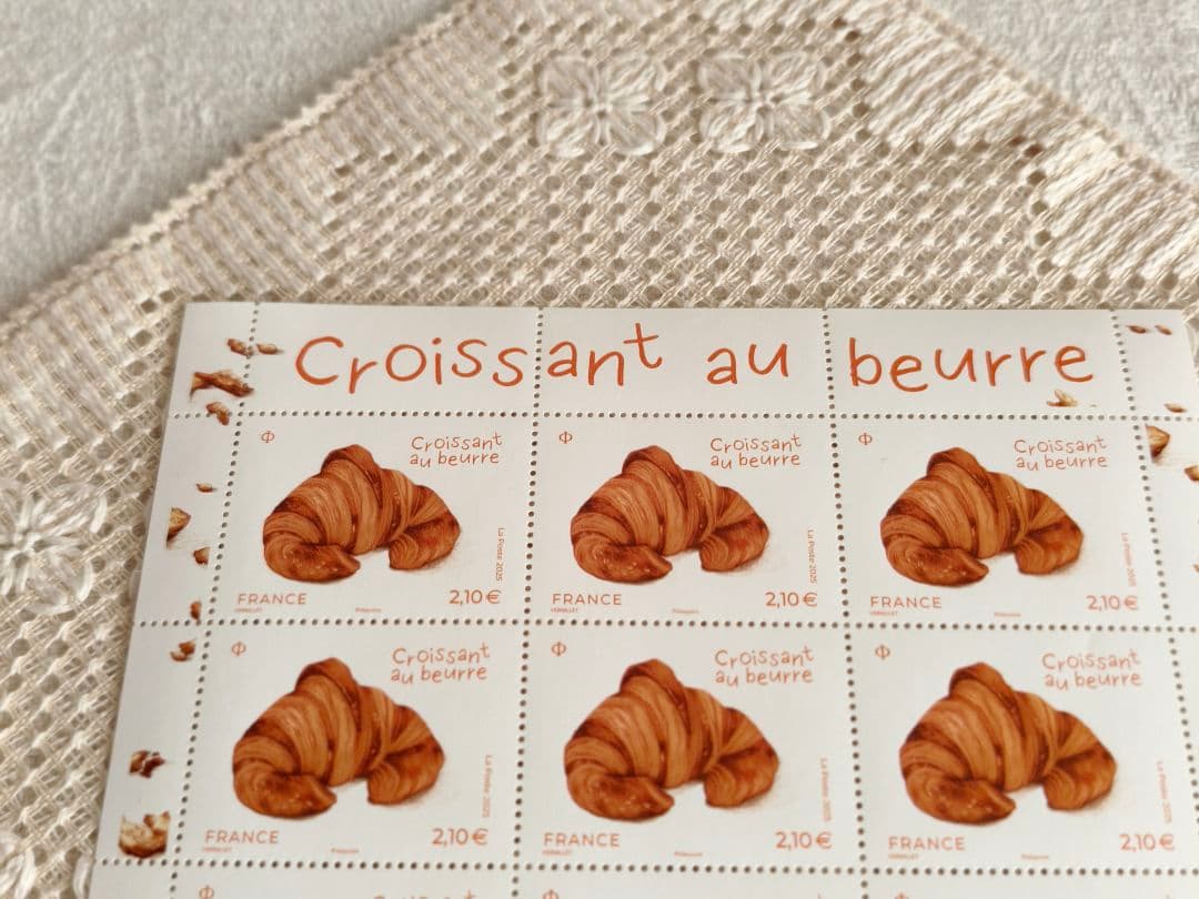 【ユーカリさま】la poste france ❀ クロワッサンの香り スタンプ