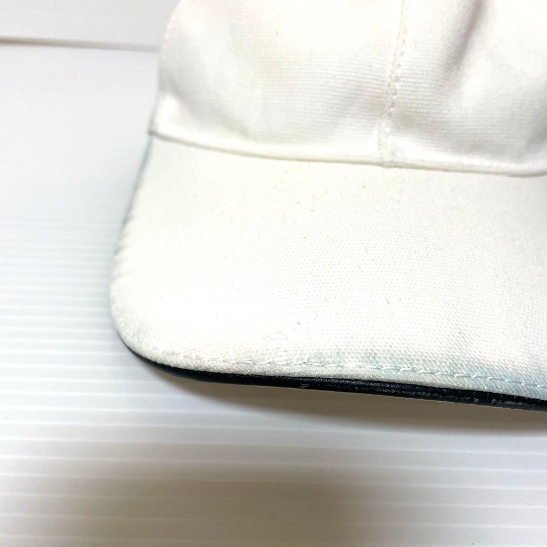 ✅ グッチ GUCCI キャップ 帽子 387554 白 ホワイト