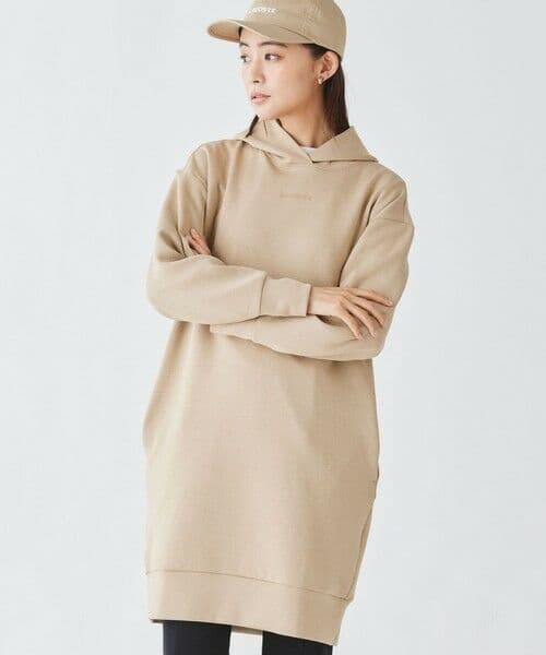 ★LACOSTEフーディスウェットワンピース★L　24200円新品