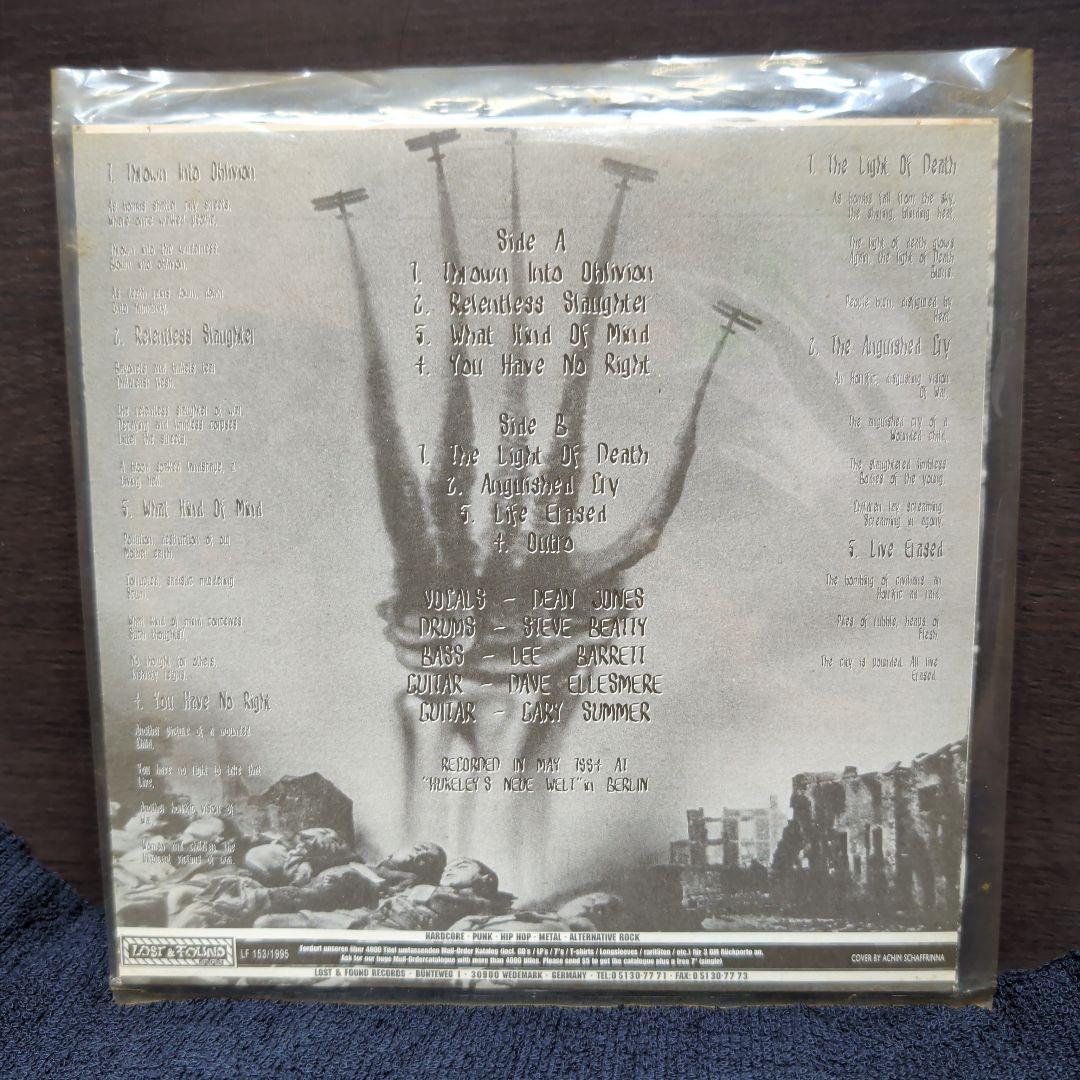 1995年希少盤　Disgust / Thrown Into Oblivion