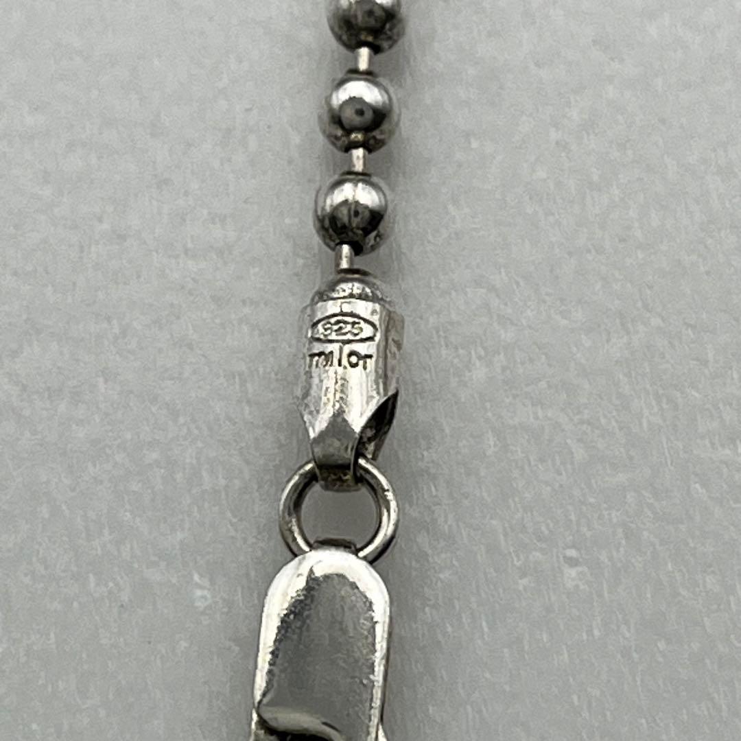 シルバー925 ボールチェーン ネックレス 45cm 3mm