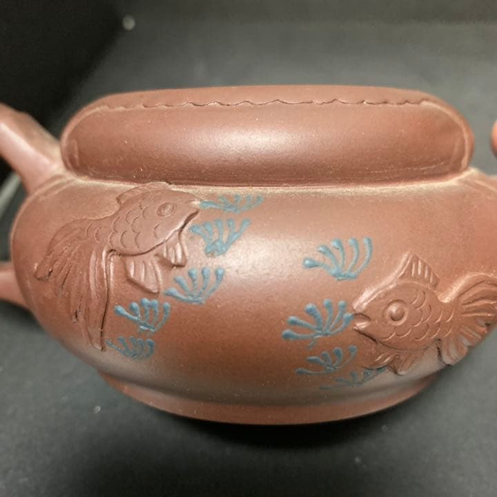 中国 紫砂 急須 中国 台湾 煎茶 煎茶道具 金魚