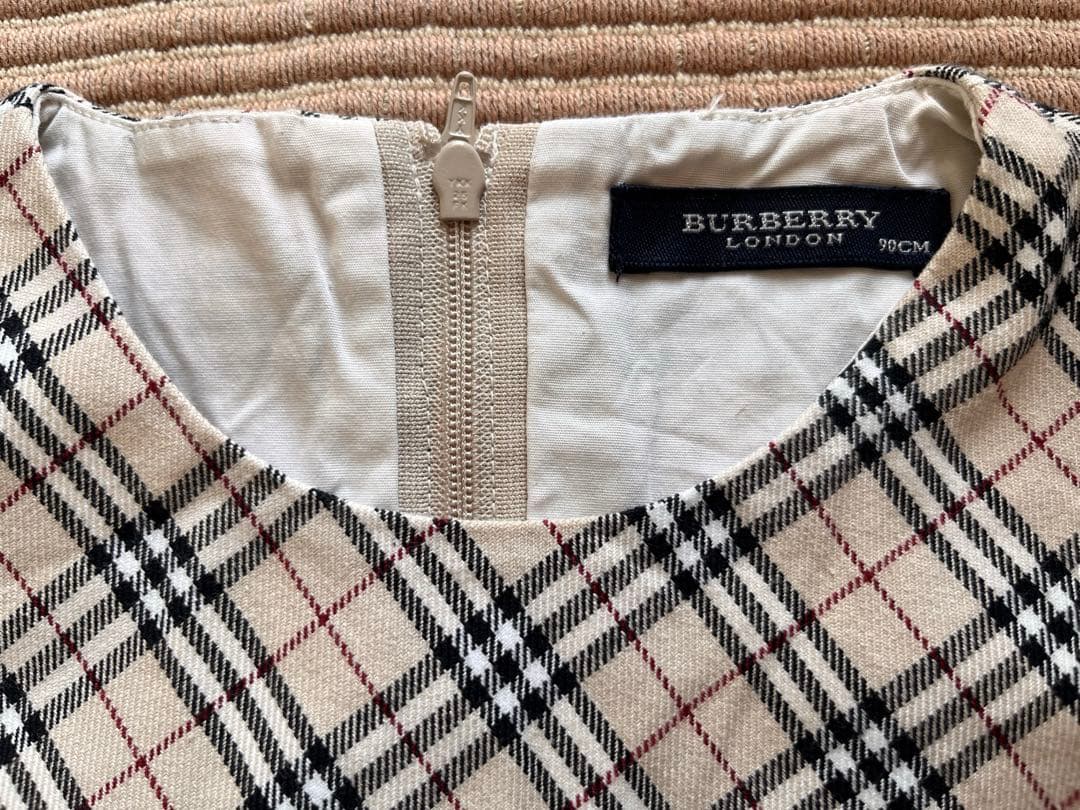み*様 BURBERRY バーバリーチェック柄 ワンピース 90cm