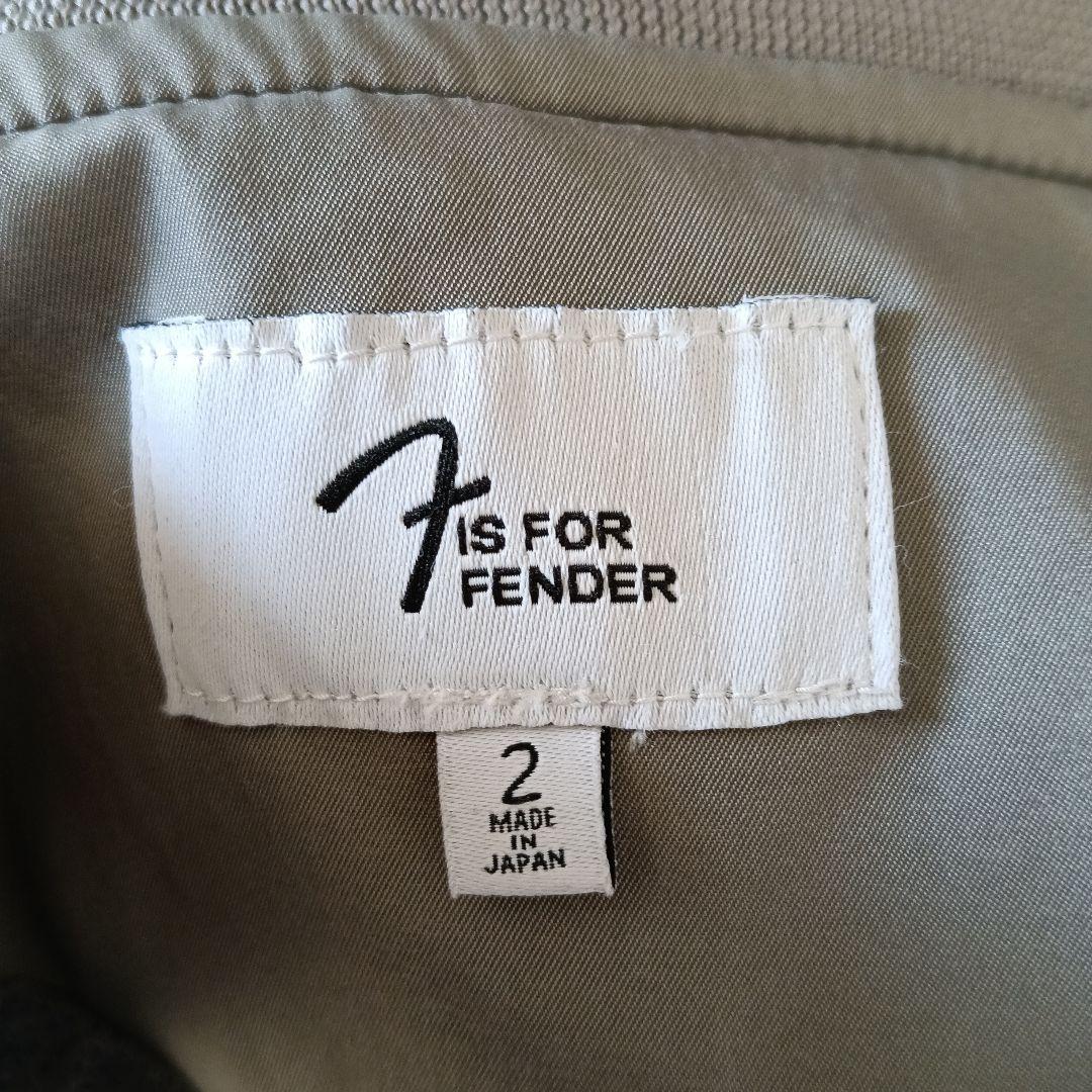 F IS FOR FENDER Fストラップラインボンバージャンパー ブルゾン