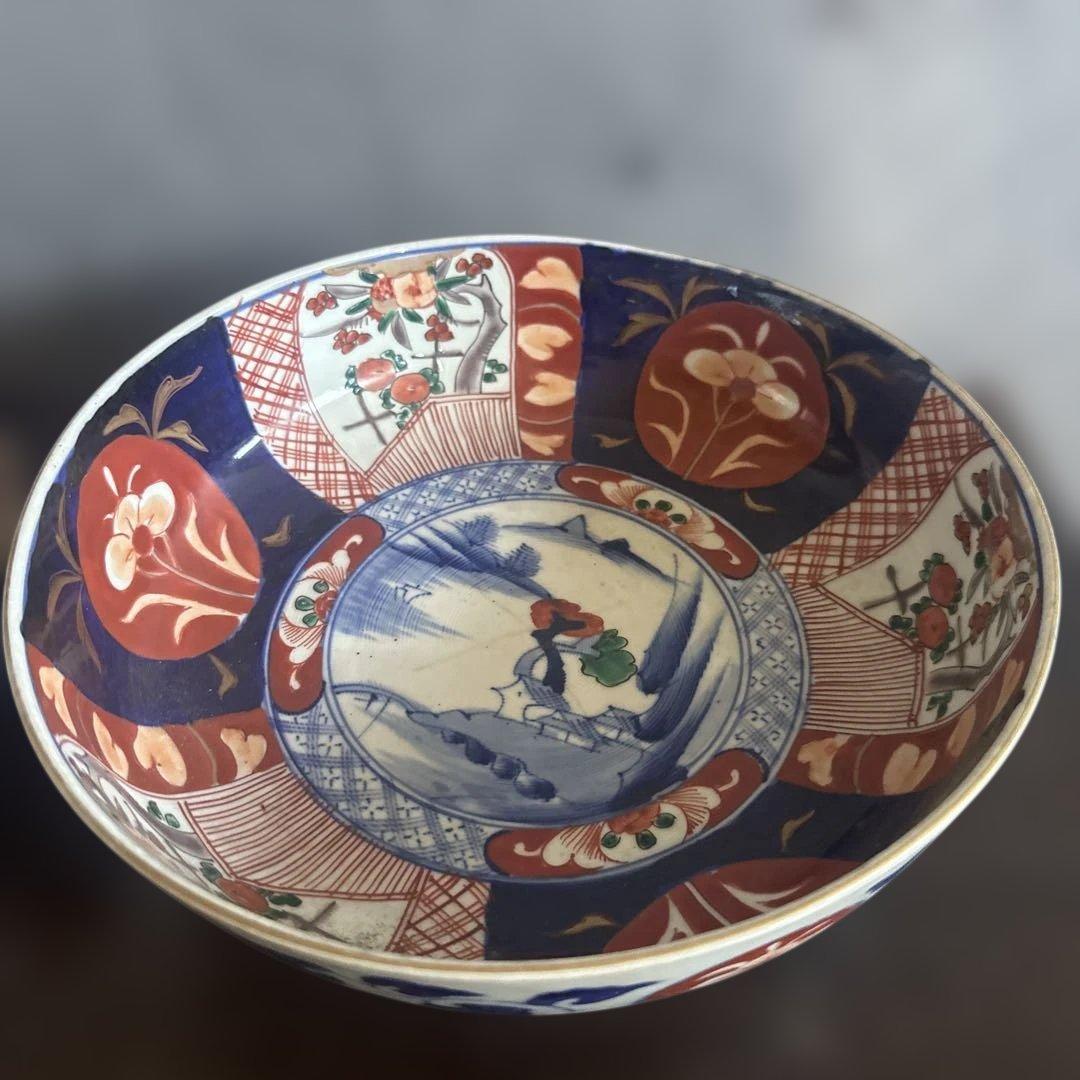 お値下げ❣️色絵陶器ボウル2点セット 難あり