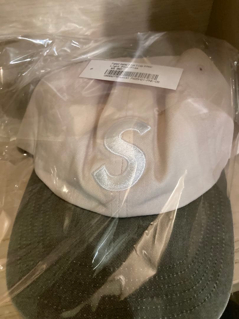ピンク　Supreme　Cordura　Denim　S Logo　6-Panel