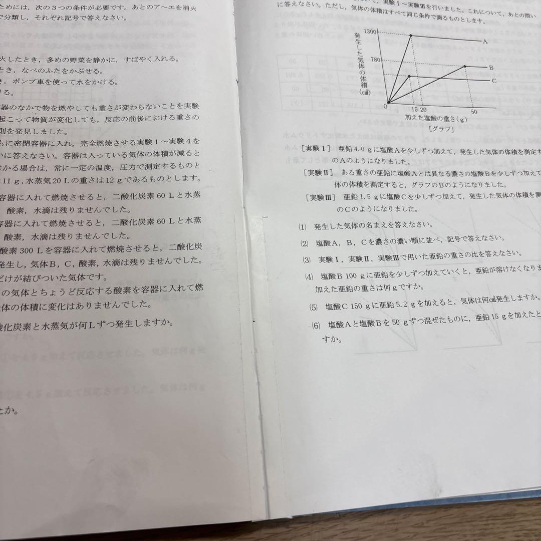 浜学園　最高レベル特訓　理科　2025年度版　1年分