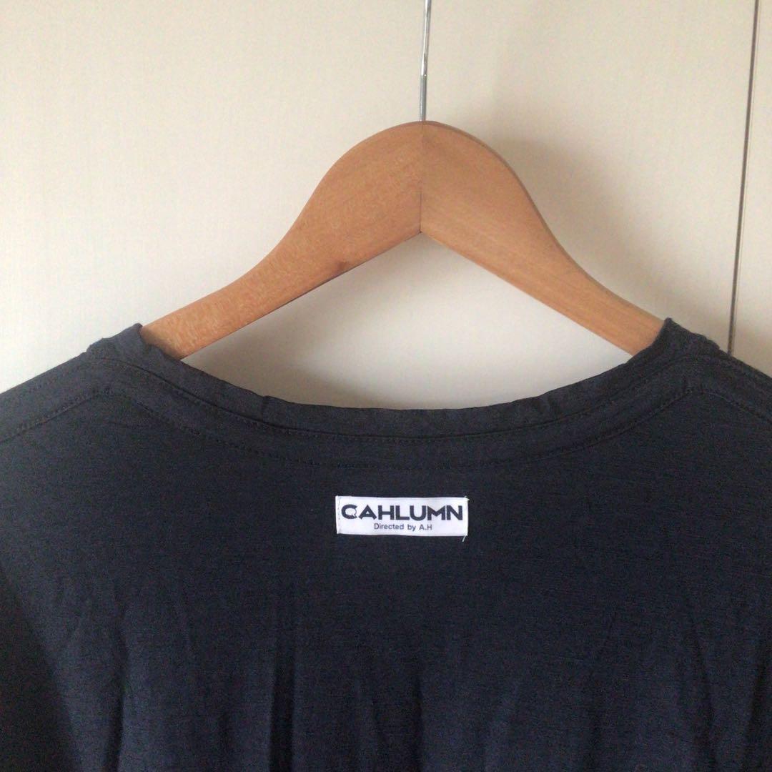 未使用訳あり　CAHLUMN wool T SNBYA.H＋CAHLUMN