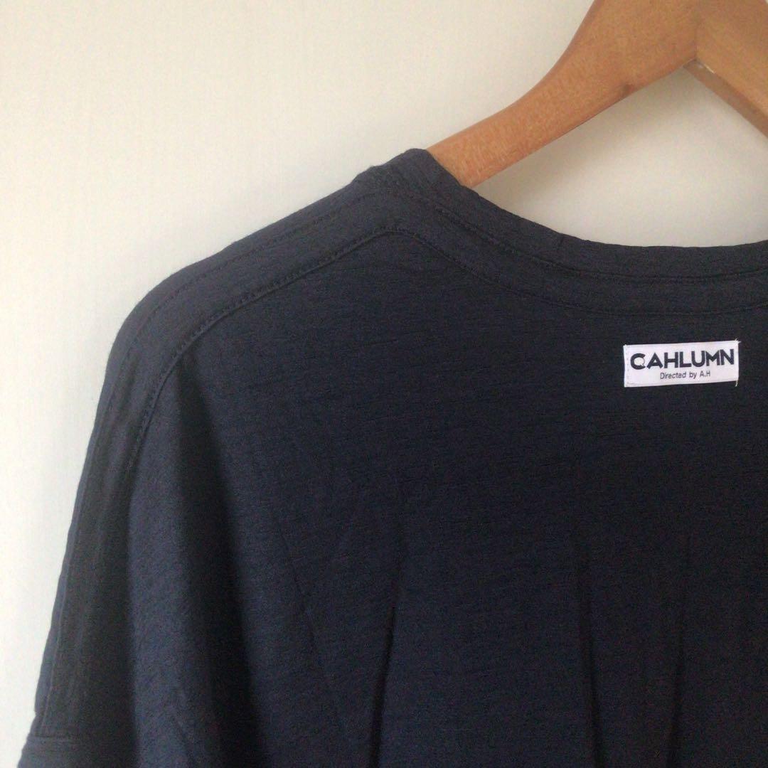 未使用訳あり　CAHLUMN wool T SNBYA.H＋CAHLUMN