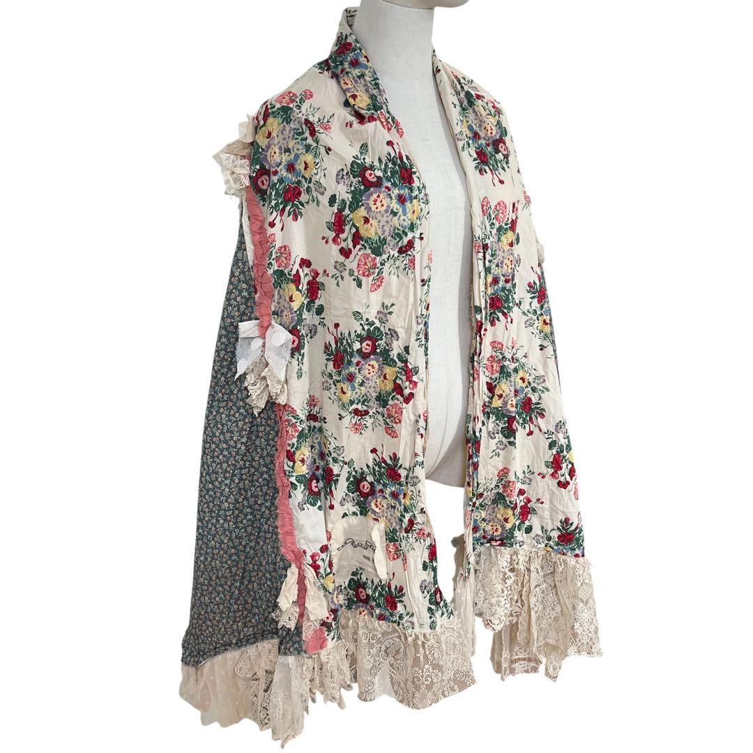 未使用タグ付♡REHERSALL ストール　花柄　レース　大判